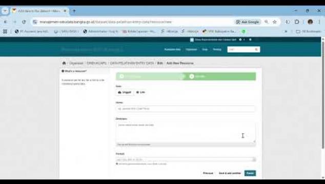 Embedded thumbnail for TUTORIAL ENTRY DATA PADA MANAJEMEN SATUDATA BANGKA